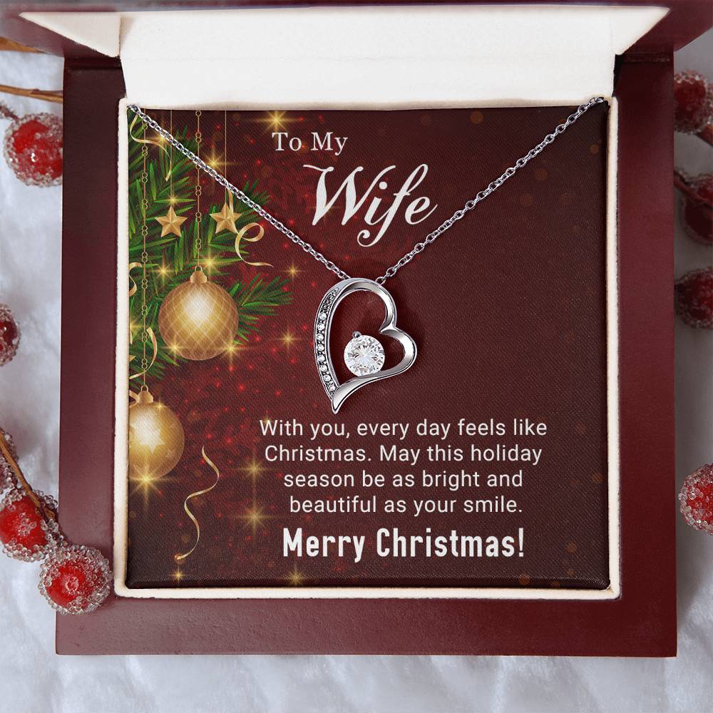 Wife - Every day - Christmas gift - Forever Love Necklace