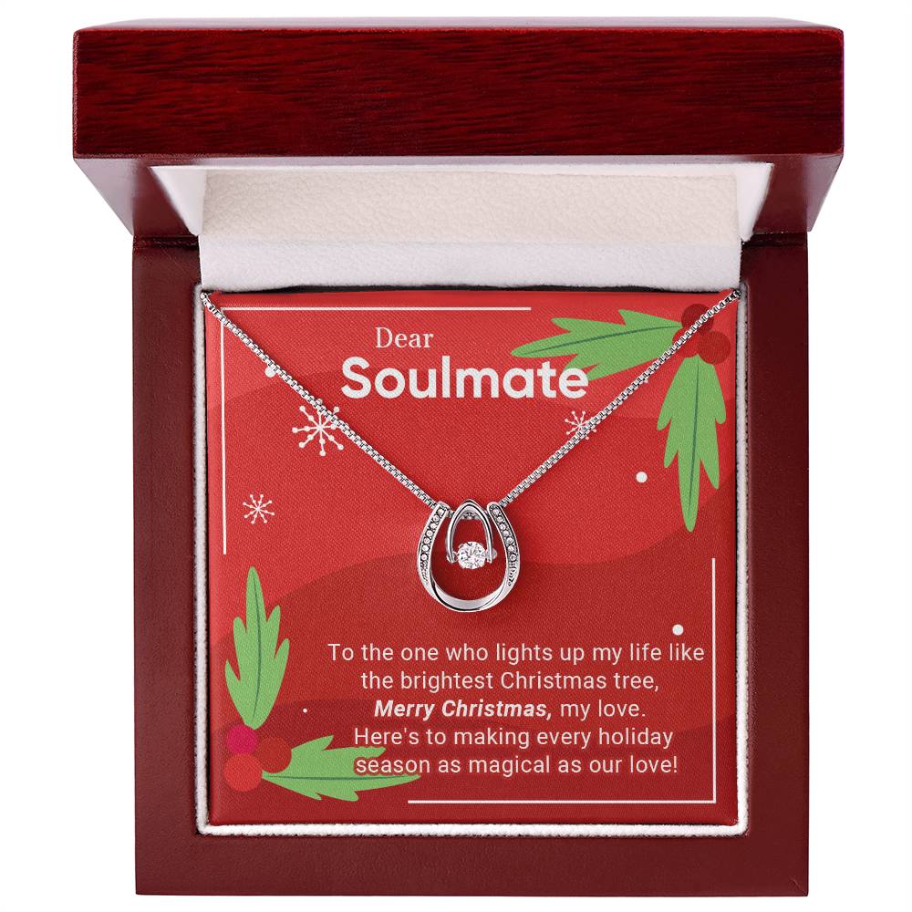 Soulmate - The One - Christmas gift - Lucky In Love Necklace