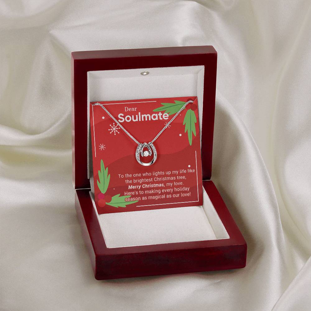 Soulmate - The One - Christmas gift - Lucky In Love Necklace