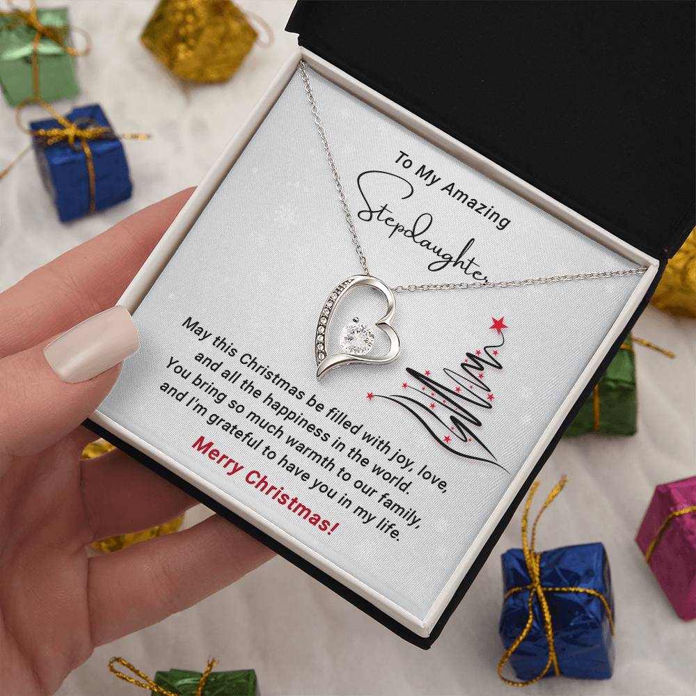 Stepdaughter - Filled with Love - Christmas gift - Forever Love Necklace