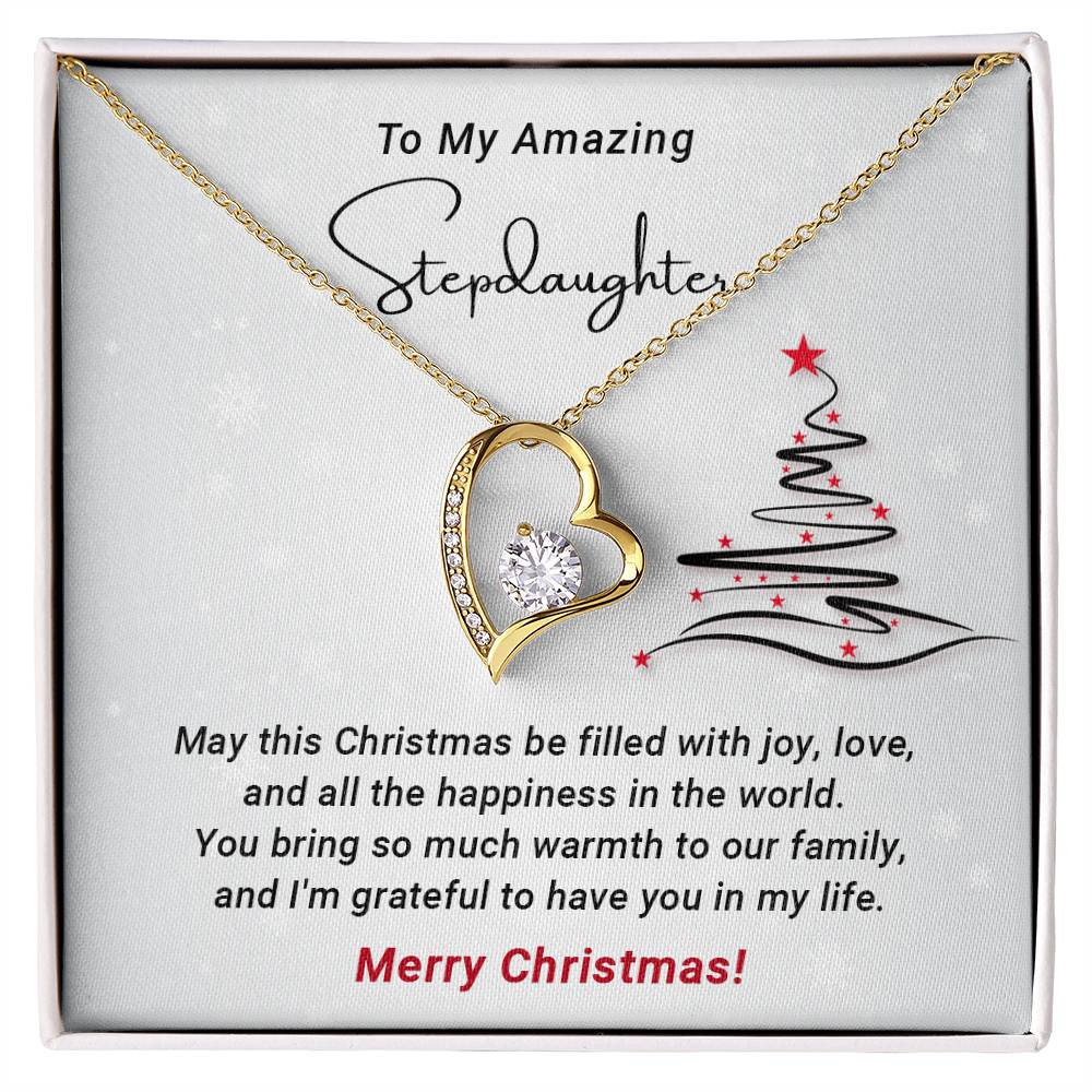 Stepdaughter - Filled with Love - Christmas gift - Forever Love Necklace