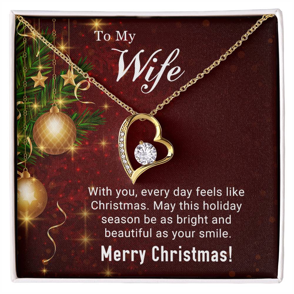 Wife - Every day - Christmas gift - Forever Love Necklace